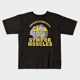 Dwight Schrute's Gym for Muscles Kids T-Shirt